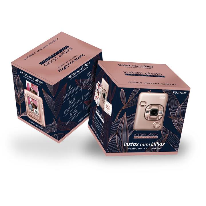 Fujifilm Instax Mini LiPlay Mothers Day Bundle Inc.Liplay Blush Gold Instant Camera&Film