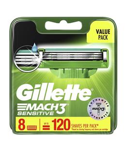 Gillette Mach 3 Sensitive Blades Refill 8 Pack