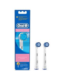 Oral-B Sensitive Electric Toothbrush Replacement Brush Head Refills 2 Pack