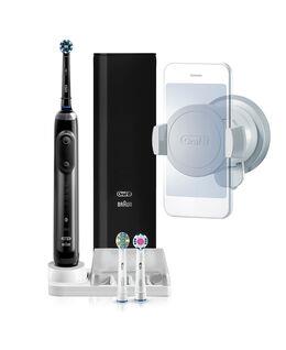 Oral-B Genius 9000 Electric Toothbrush with 3 Replacement Heads & Smart Travel Case, Black