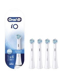 Oral-B iO Ultimate Clean Replacement Brush Heads 4 Pack - White