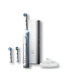 Oral-B Genius 8000 Electric Toothbrush with 3 Replacement Brush Head Refills & Travel Case