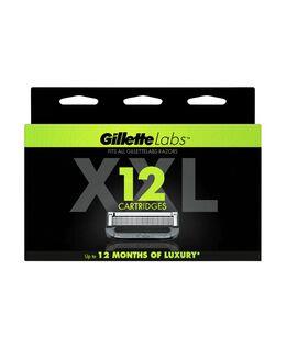 Gillette GilletteLabs with Exfoliating Bar Replacement Blade Refills 12 Pack