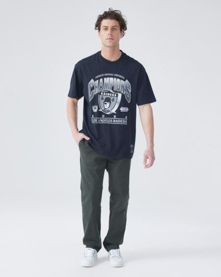 Mitchell & Ness Raiders Bevelled Tee Faded Black