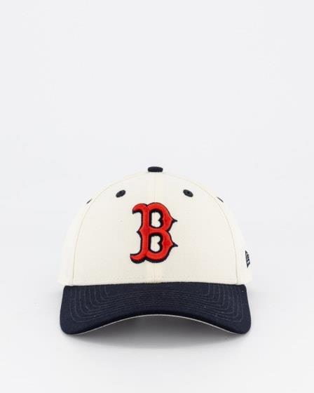 New Era Boston Red Sox 9FORTY Snapback Chrome White