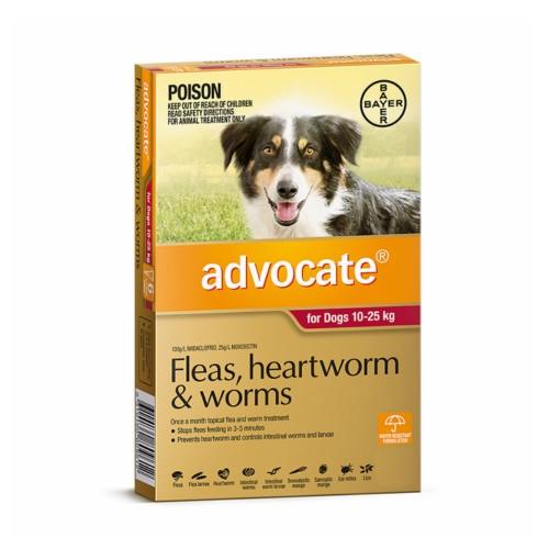Advocate Large 10-25kg Red 3 pack