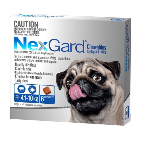 NexGard Small 4-10kg Blue 6 pack