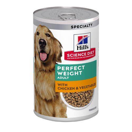 Hills Science Diet Adult Perfect Weight Canned Dog Food 12 x 363g