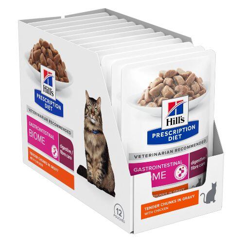 Hills Prescription Diet Gastrointestinal Biome Cat Food Pouches