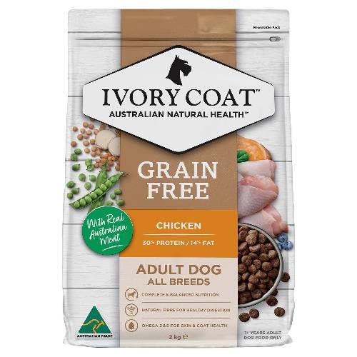 Ivory Coat Grain Free Adult Dog Chicken 2kg