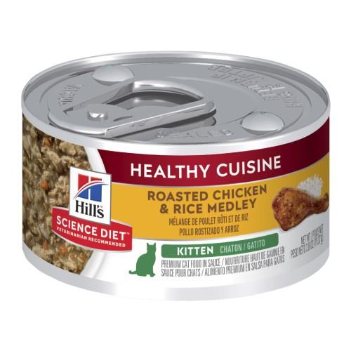 Hills Science Diet Kitten Healthy Cuisine Chicken and Rice...