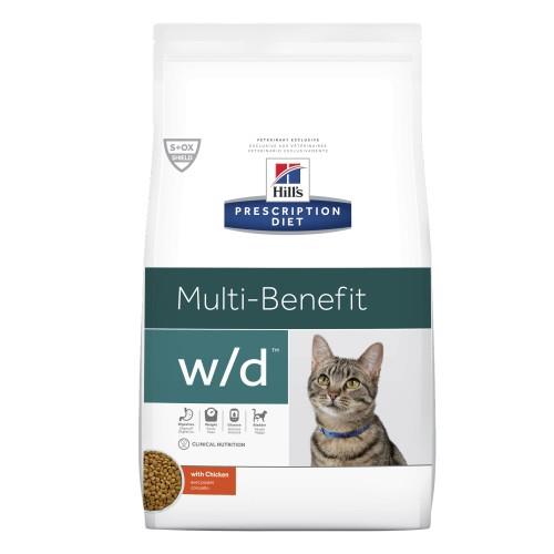 Hills Prescription Diet w/d Multi-Benefit Dry Cat Food 1.5kg