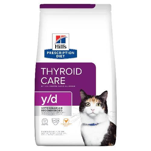 Hills Prescription Diet y/d Thyroid Care Dry Cat Food 1.81kg