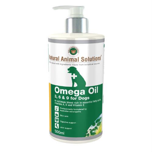 Natural Animal Solutions Omega Oil for Dogs and Horses 500ml