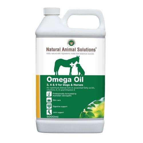 Natural Animal Solutions Omega Oil for Dogs and Horses 5L