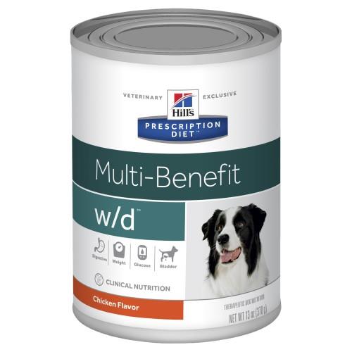 Hills Prescription Diet w/d Multi-Benefit Canned Dog Food 12x370g