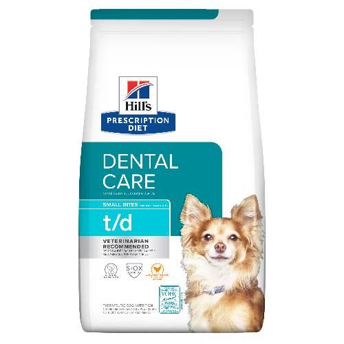 Hills Prescription Diet t/d Small Bites Dental Care Dry Dog Food...