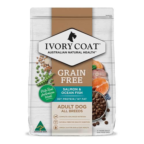 Ivory Coat Grain Free Adult Dog Ocean Fish and Salmon 13kg