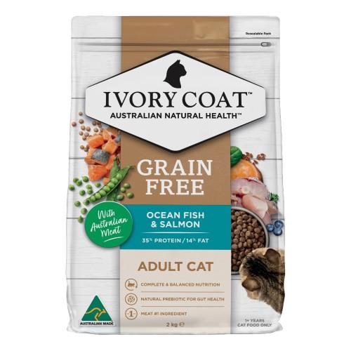 Ivory Coat Adult Cat Grain Free Ocean Fish and Salmon 2kg