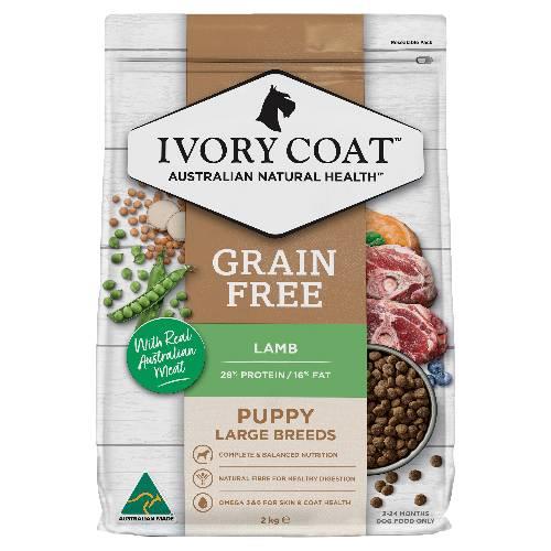 Ivory Coat Grain Free Puppy Large Breed Lamb 2kg