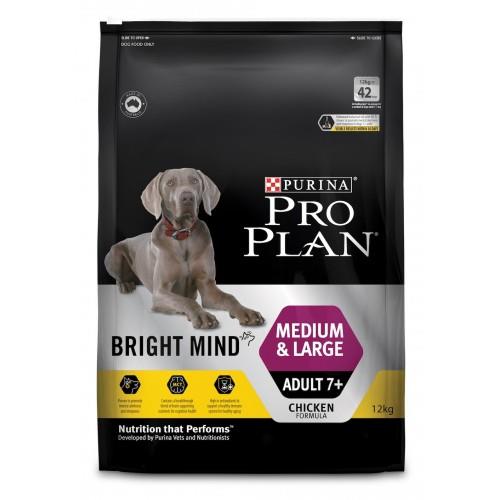 Pro Plan Bright Mind Medium and Large Adult 7+ 12kg