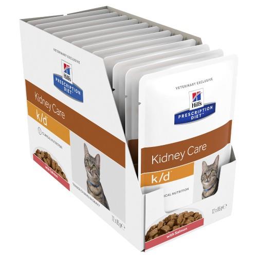 Hills Prescription Diet k/d Kidney Care Salmon Cat Food Pouches