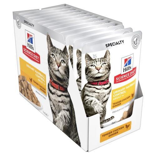 Hills Science Diet Adult Urinary Hairball Control Chicken Cat...