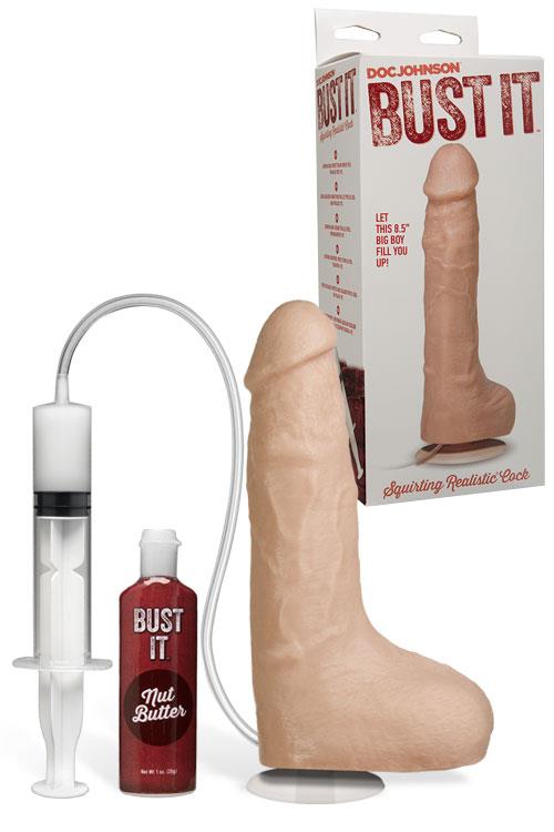 Doc Johnson Bust It 8.5" Realistic Squirting Dildo
