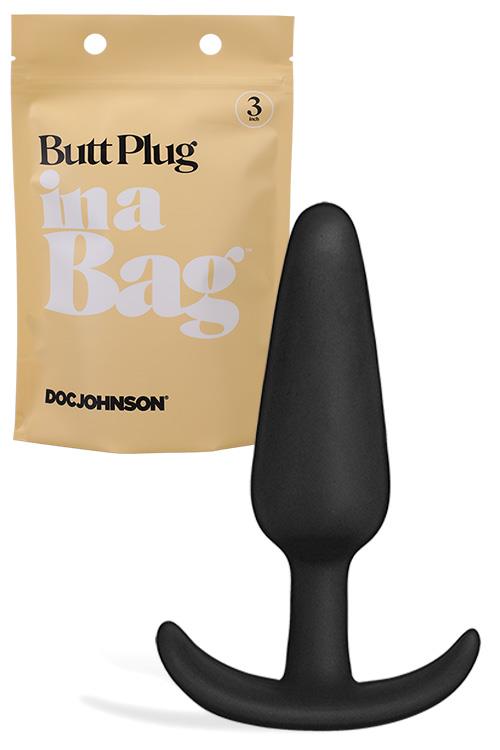 Doc Johnson 3" Butt Plug In A Bag