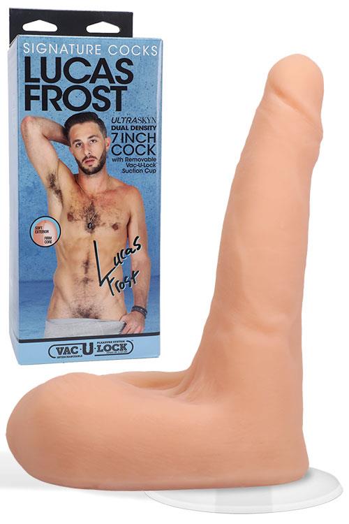Doc Johnson Signature Cocks Lucas Frost 7.5" Realistic Dildo with Suction Cup