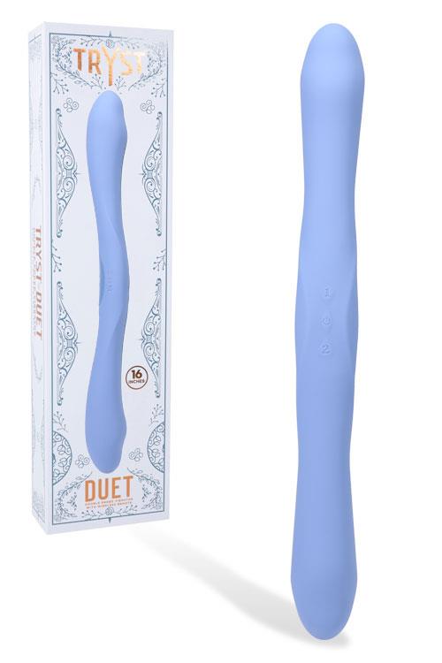 Doc Johnson Tryst Duet 16" Remote Controlled Double Ended Vibrating Dildo