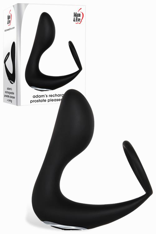 Adam and Eve 4.7" Prostate Massager with Cock Ring