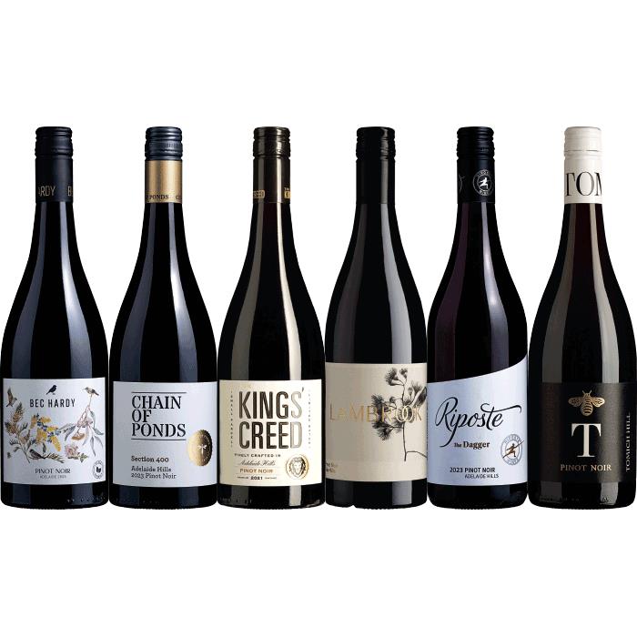 Adelaide Hills Pinot Noir 6-pack, Adelaide Hills Pinot Noir Wine Pack, Wine Selectors