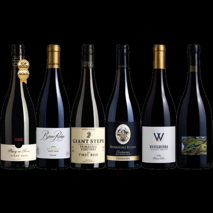 Luxury Single Vineyard Pinot Noir 6-pack, Australia multi-regional Pinot Noir Wine Pack, Wine Selectors
