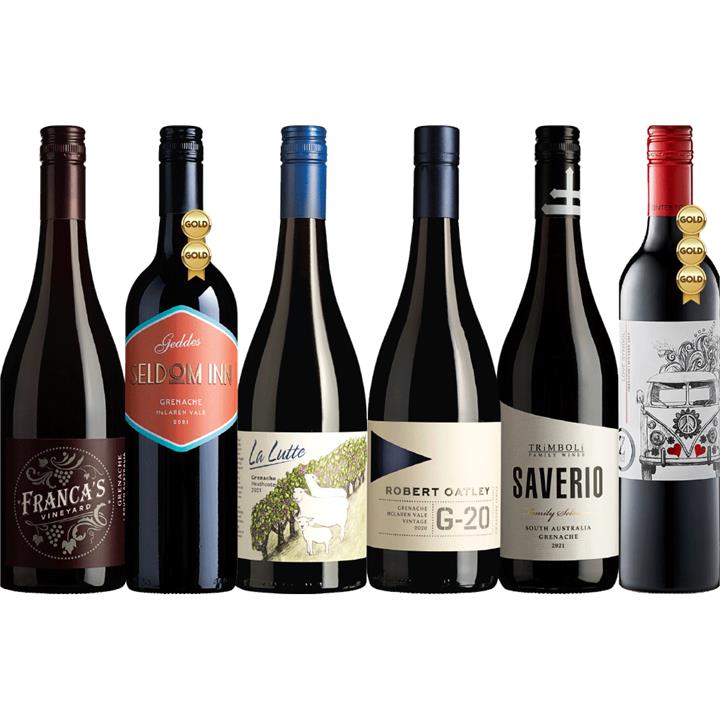 Goodness of Grenache 6-Pack, Australia multi-regional Grenache Wine Pack, Wine Selectors