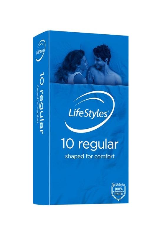 Ansell Lifestyles Regular Condoms - 10 Pack