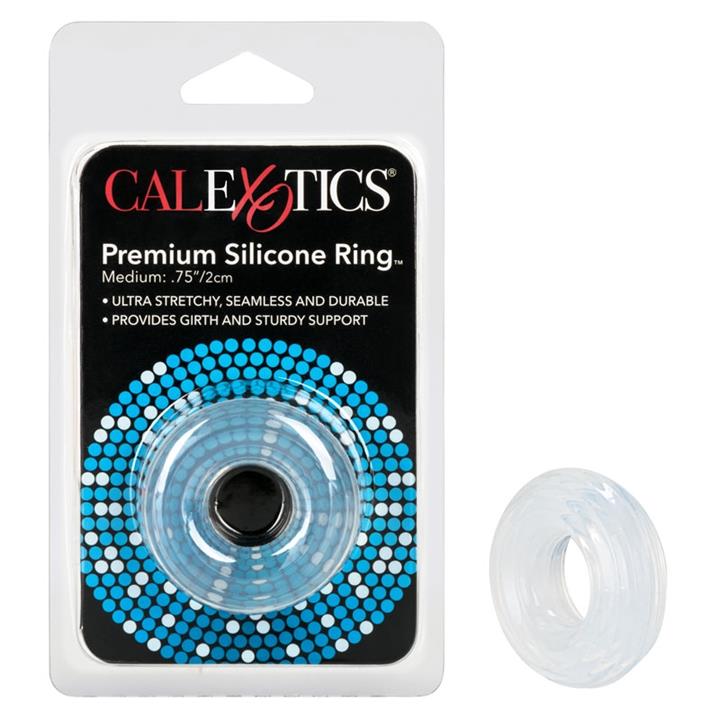 Premium Silicone Ring - Clear Medium