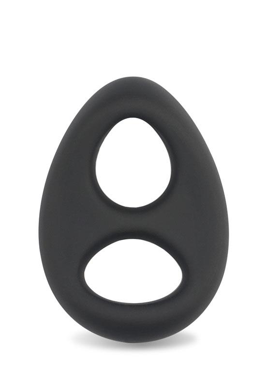 X-Basic Ultra Soft Platinum Cure Silicone Cock and Balls Ring