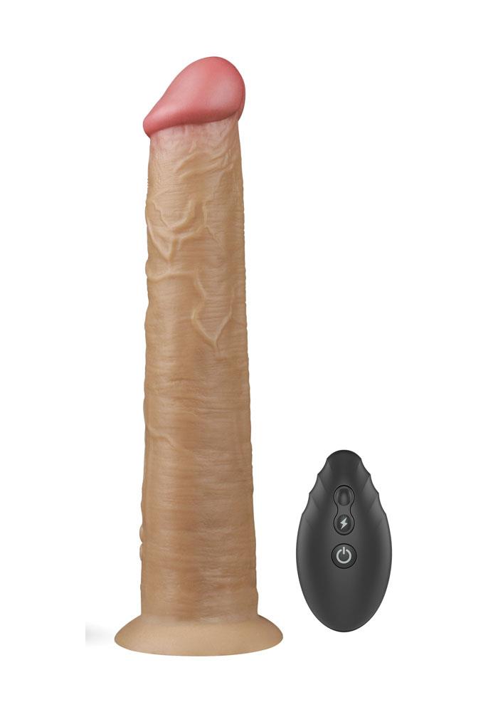Nature Cock - Dual-Layered Silicone Rotating Dildo (10 Inches)
