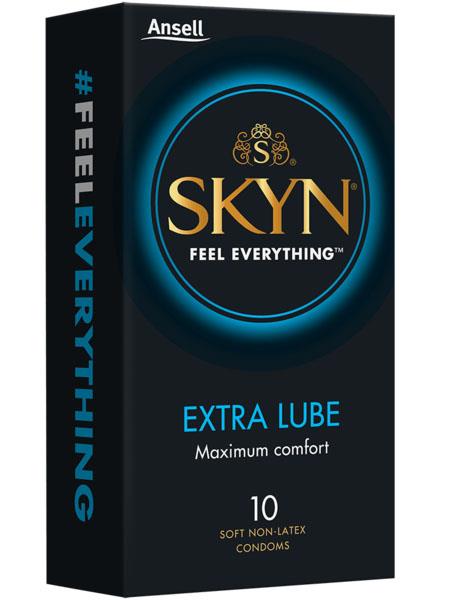 Ansell Lifestyles Skyn Extra Lubricated Latex-Free Condoms - 10 Pack