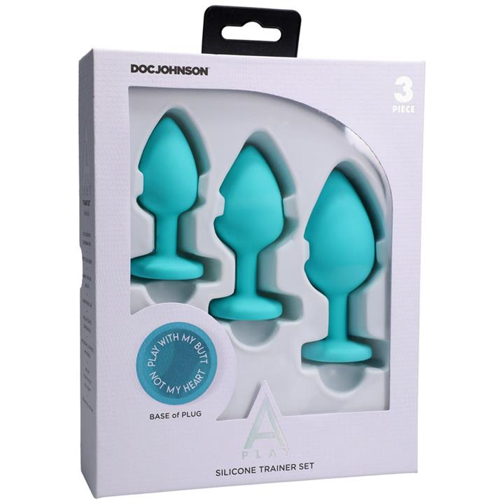 A-Play - Silicone Trainer Set - 3 Piece Set (Teal)