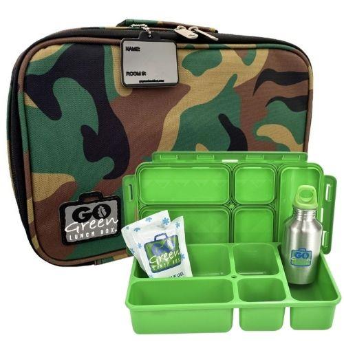 Green Camo Go Green Lunch Box Set