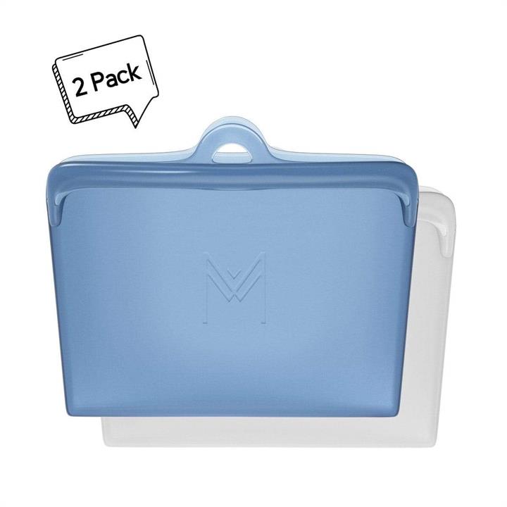 Montiico Reusable Silicone Food Pouch Slate