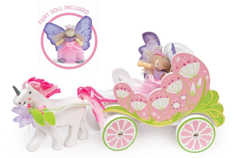 Le Toy Van Fairybelle Carriage and Unicorn