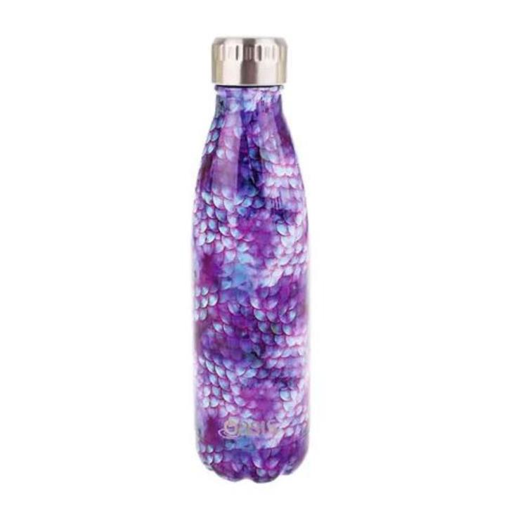 Oasis Kids Insulated Stainless Steel Drink Bottle (500ml) Dragon Scales