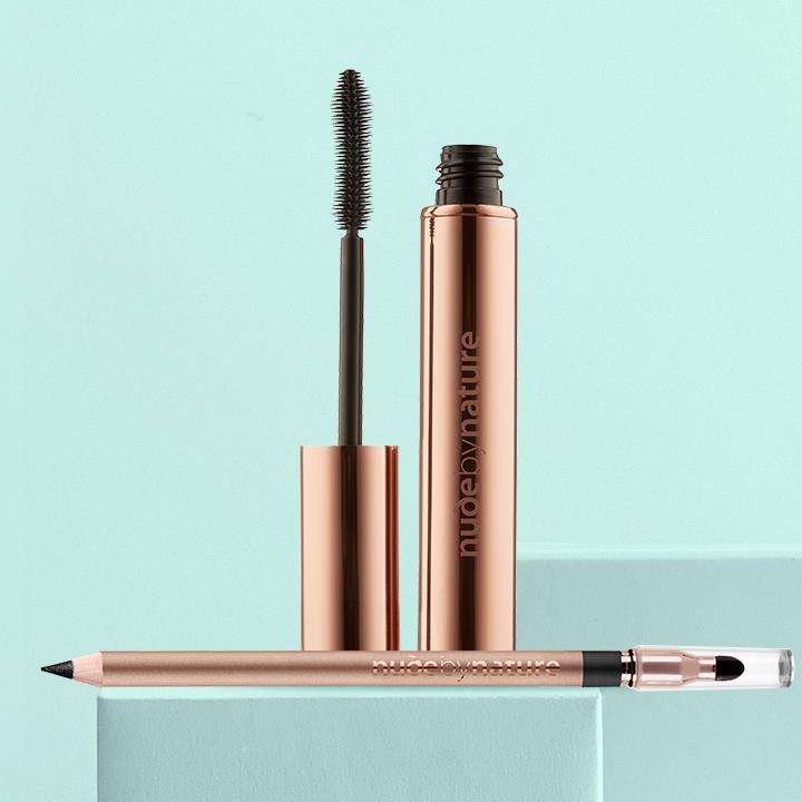 Nude by Nature - Allure Defining Mascara & Contour Eye Pencil Brown Brown