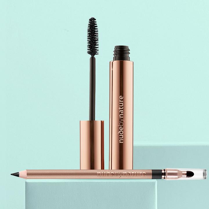 Nude by Nature - Absolute Volumising Mascara & Contour Eye Pencil Turquoise Bay Turquoise Bay