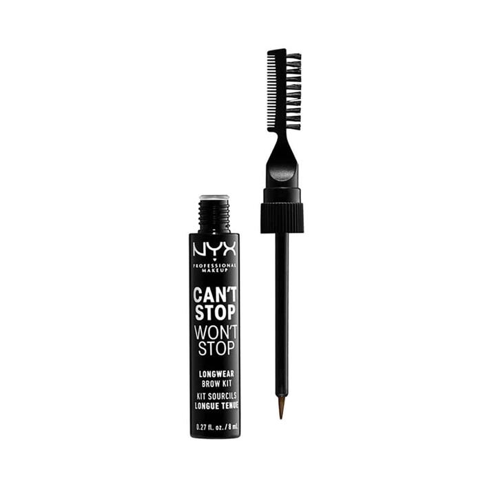 NYX Can't Stop Won't Stop Brow Kit 05 Ash Brown 8ml