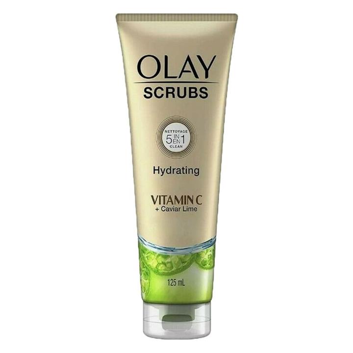 Olay Scrubs 5-In-1 Clean Hydrating Vitamin C + Caviar Lime 125ml