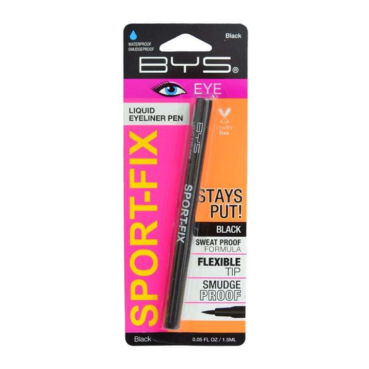 BYS Liquid Eyeliner Pen Waterproof Sport Fix Black 1.5ml